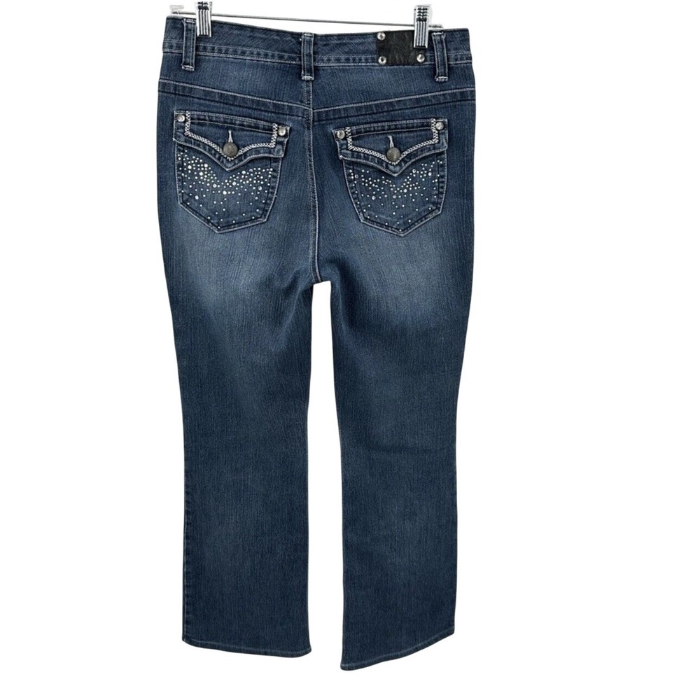 Style&Co Women Size 6 Jeans Straight Leg Flap PocketsMid Rise Flap Pockets Jeans